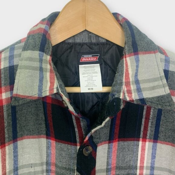 Dickies Plaid Quilted Shirt Jacket - Picture 3 of 7
